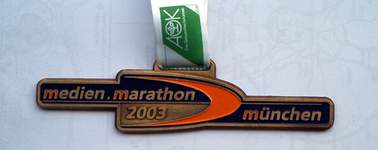 Medaille Marathon Muenchen
