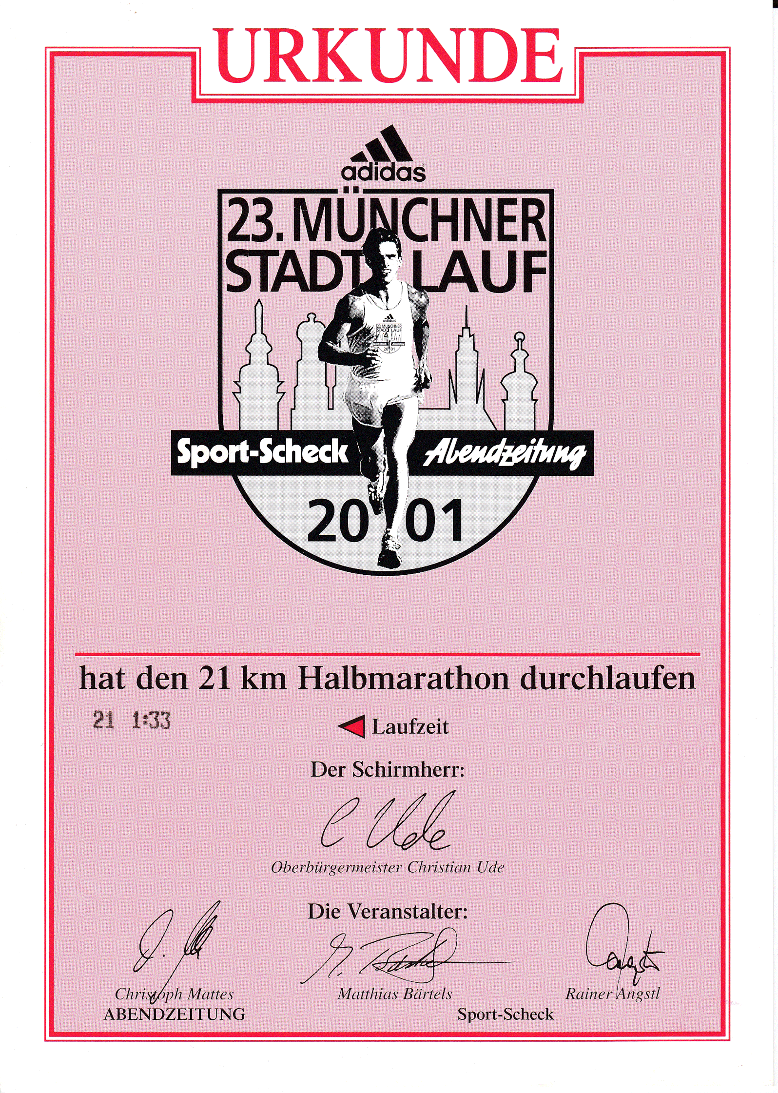 Urkunde-Stadtlauf-2001