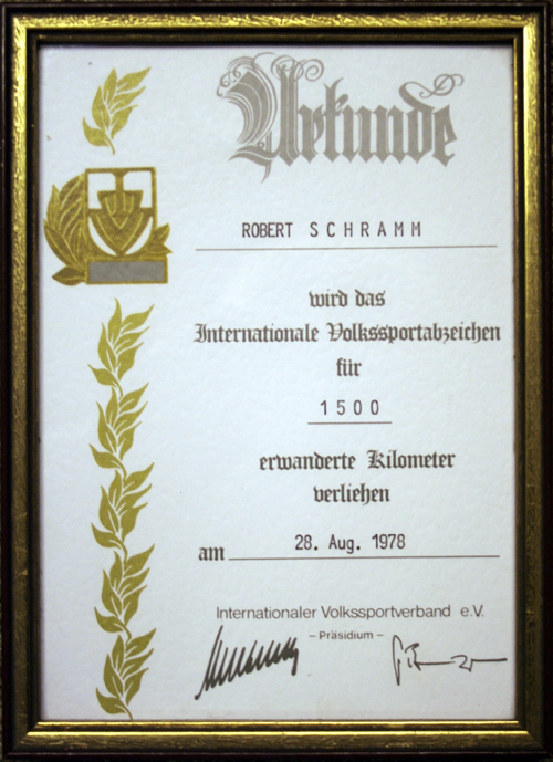 Volkssportabzeichen 1500 1978 opt